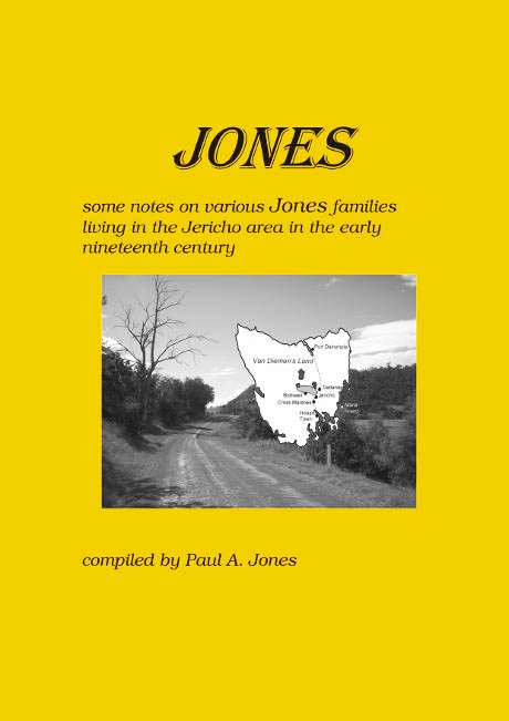 Book cover front - Jones; © Elizabeth Barsham